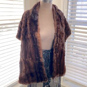 Vintage mink fur stole